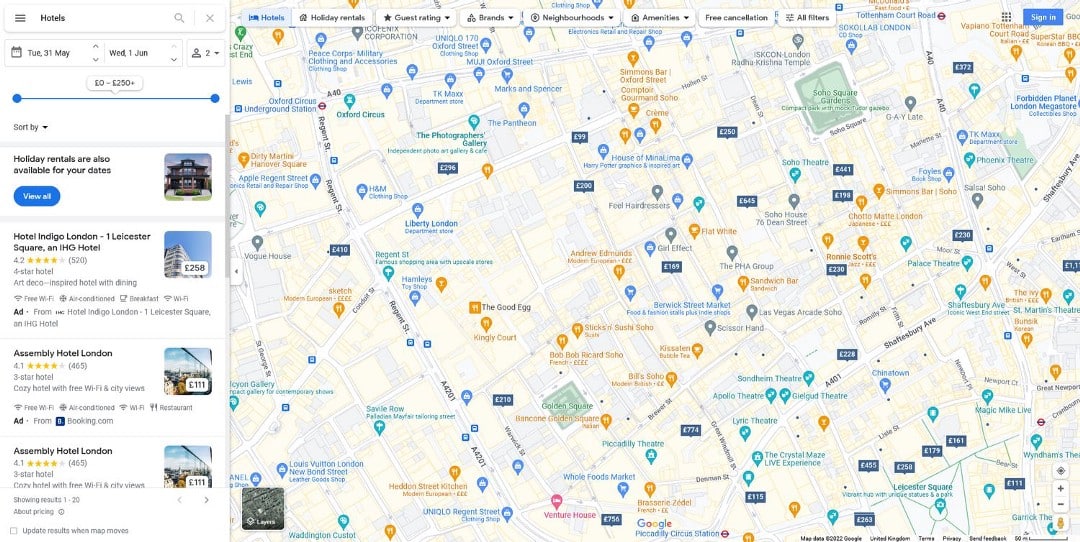 بعض نصائح خرائط Google للاستئجار الأول عبر Airbnb - شروحات