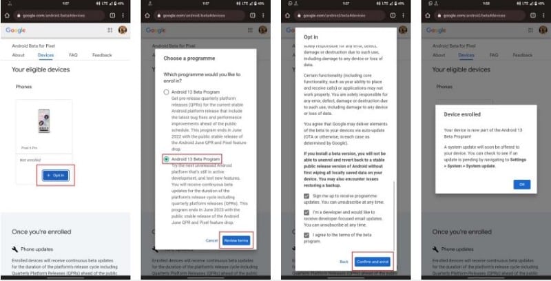 كيفية تثبيت الإصدار التجريبي من Android 13 على هاتفك - Android