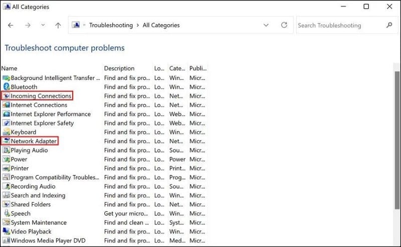 أفضل الطرق لإصلاح رسالة "فشل الاتصال - الخطأ 651" على Windows - الويندوز