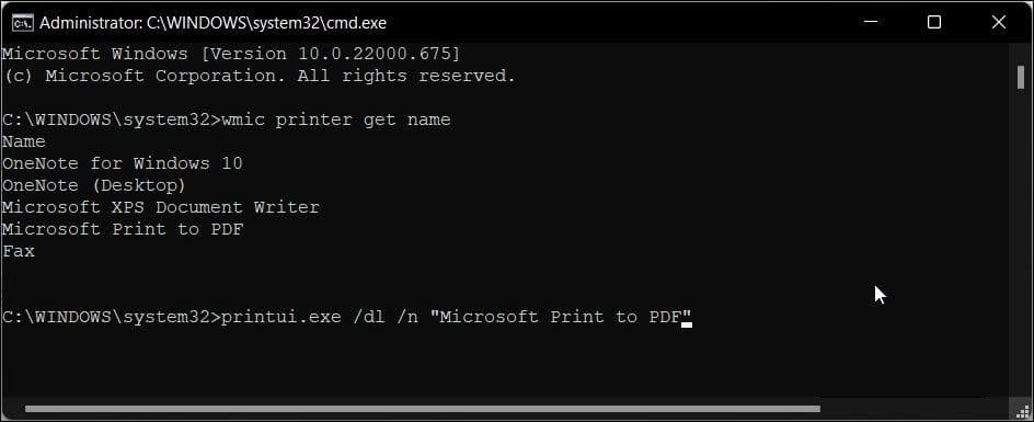 كيفية فرض إزالة или же إلغاء تثبيت الطابعة في Windows 10/11 - الويندوز