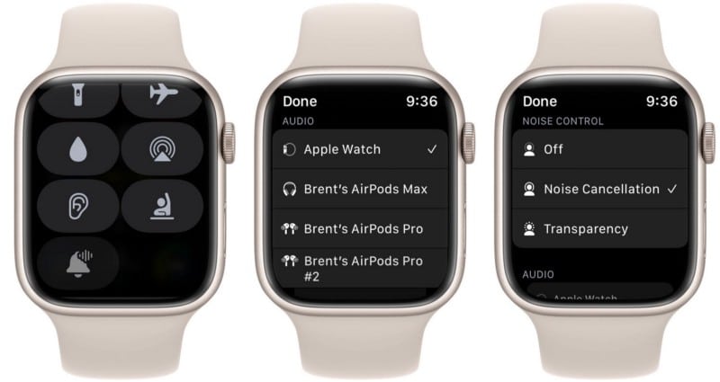 كيفية توصيل AirPods وسماعات الرأس اللاسلكية بـ Apple Watch - Apple Watch