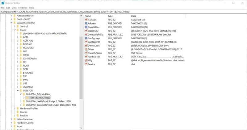بعض الطرق لعرض سجل توصيل جهاز USB في Windows - الويندوز