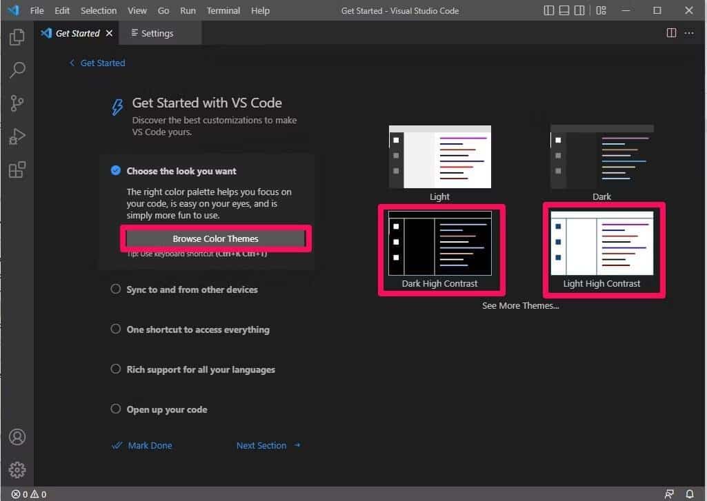 دليل المبتدئين لإعداد Visual Studio Code على نظام Windows - الويندوز