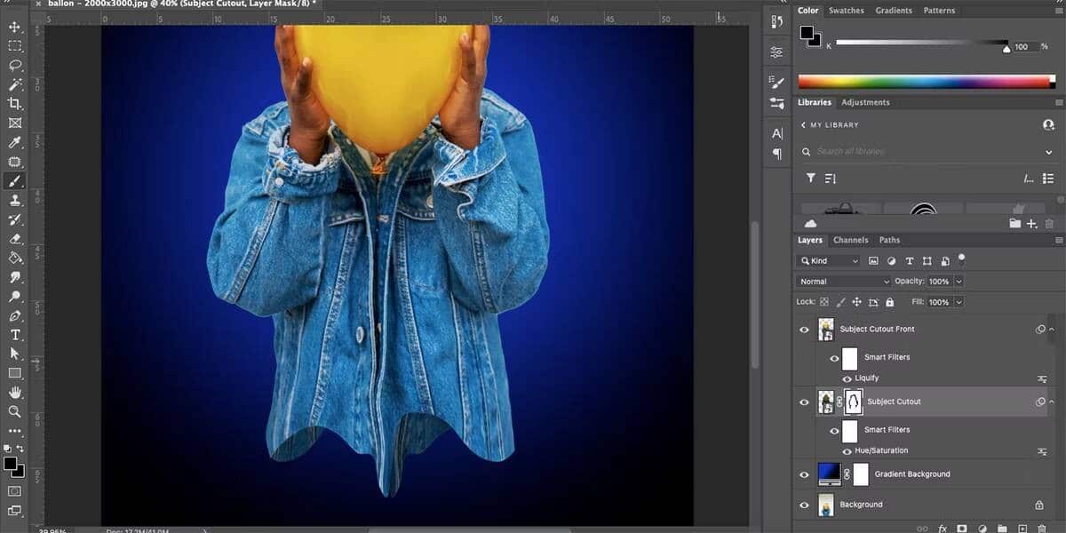 كيفية إضافة تأثير قطرات الطلاء إلى صورة في Photoshop - شروحات