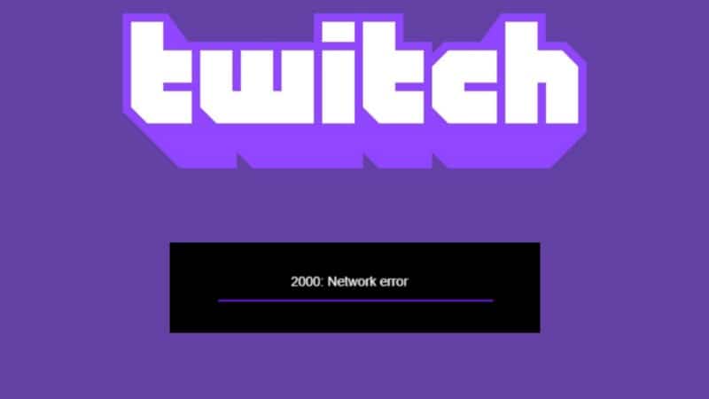 طرق إصلاح خطأ في الشبكة مع الرمز 2000 على Twitch - الويندوز