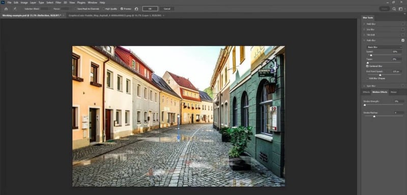 كيفية إضافة برك مائية إلى الصورة باستخدام Photoshop - شروحات