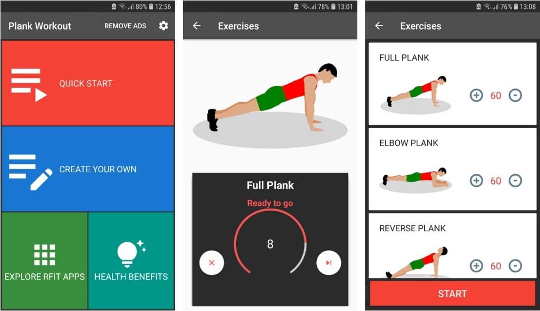 بعض تطبيقات تحديات بلانك التي يُمكن أن تساعدك على بناء عضلات أقوى - Android iOS