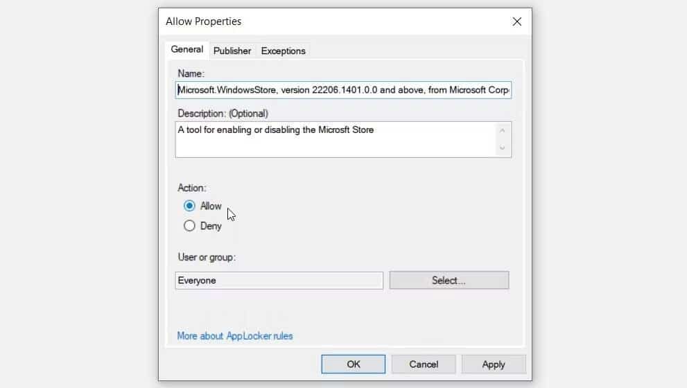 كيفية تعطيل или же تمكين Microsoft Store على Windows - الويندوز