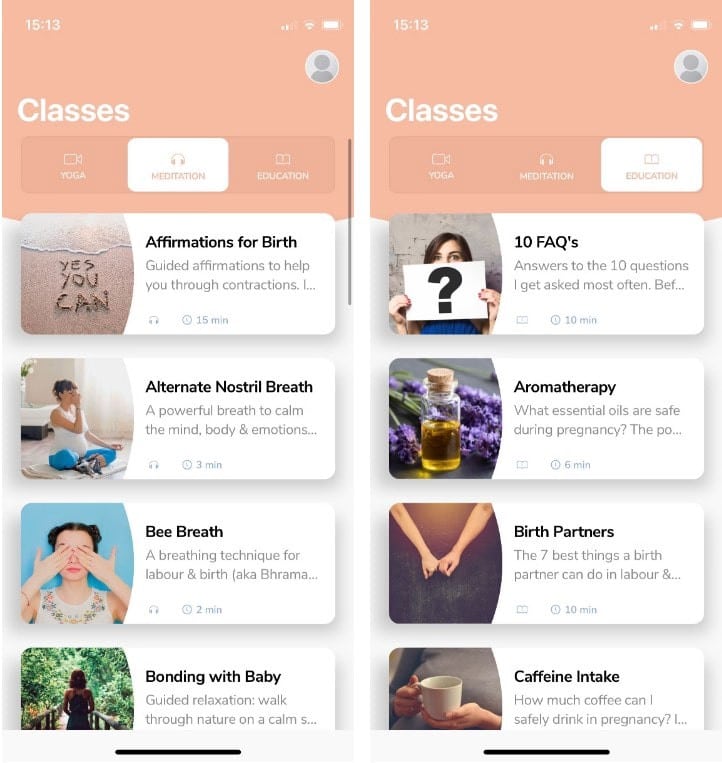 التنويم المغناطيسي: تطبيقات رائعة للمساعدة في الولادة - Android iOS