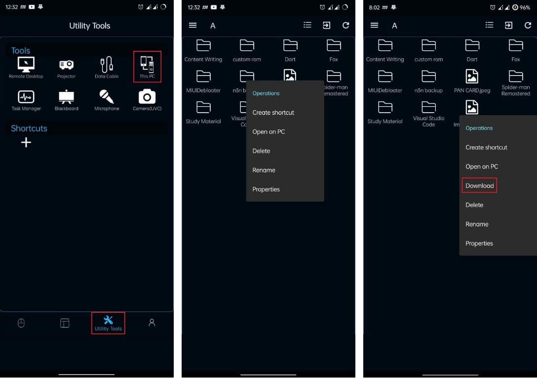 كيفية الوصول إلى المساحة التخزينية لـ Windows باستخدام هاتف Android - الويندوز