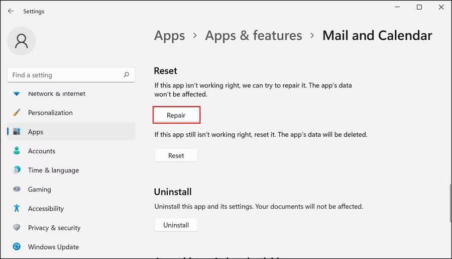 كيفية إصلاح خطأ "لم نتمكن من العثور على إعداداتك" في تطبيق "البريد" على Windows - الويندوز