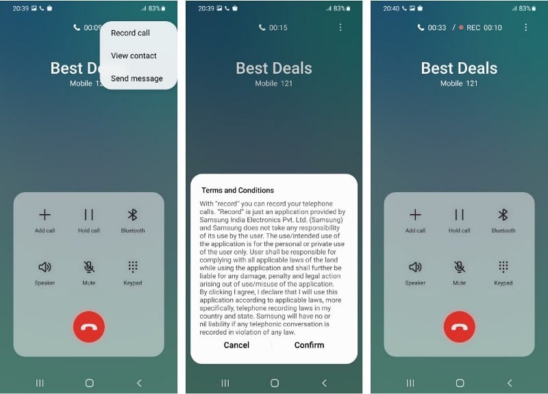 كيفية تسجيل المكالمات على هواتف Samsung Galaxy - Android