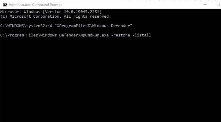 كيفية استعادة ملف تم عزله في Microsoft Defender - الويندوز