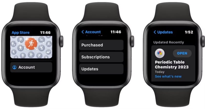 نصائح لاستخدام App Store على Apple Watch - Apple Watch