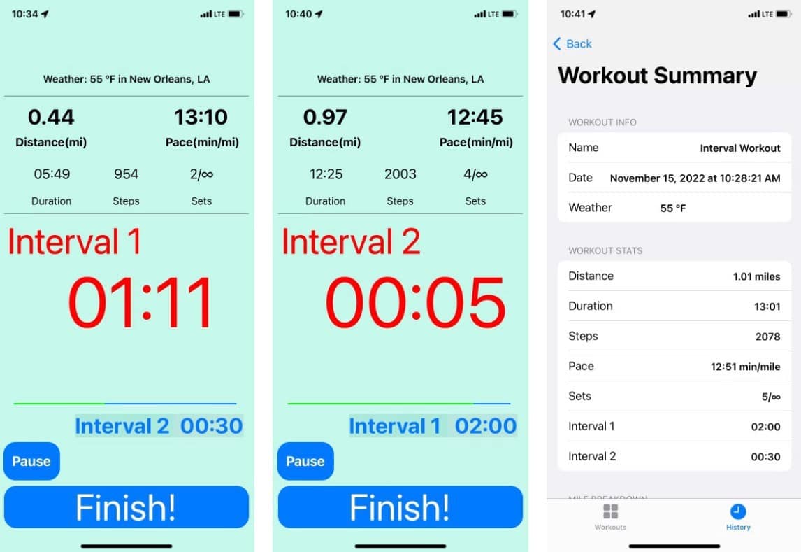 تطبيقات للتدريب باستخدام أسلوب الجري-المشي-الجري من غالواي - Android iOS