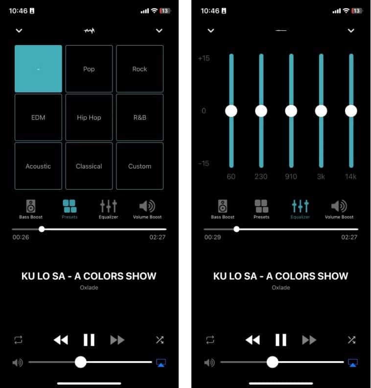 أفضل تطبيقات موازن الصوت لـ Apple Music - iOS iPadOS