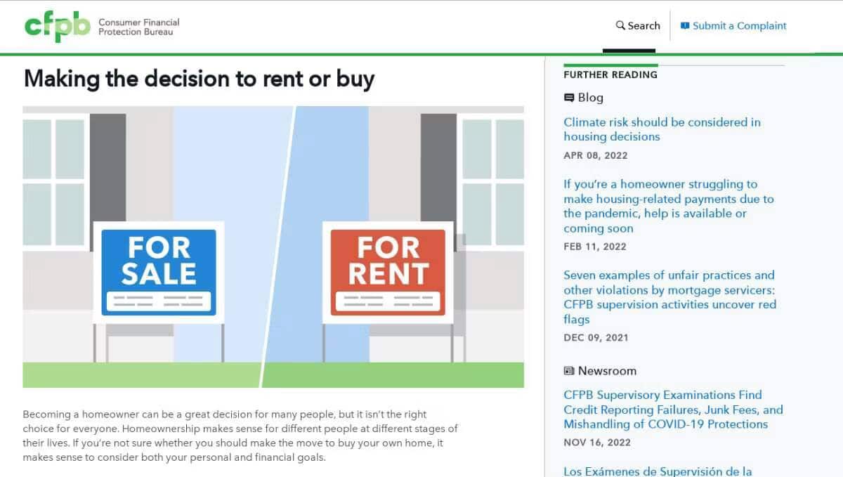 مقارنة بين الإيجار وشراء منزل: أدلة عبر الإنترنت لحساب الأفضل لك - مقالات