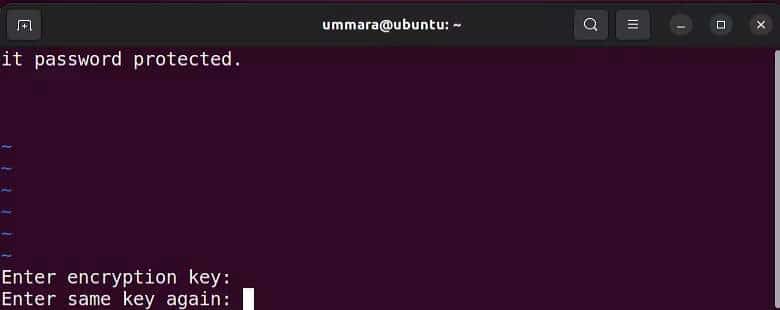 كيفية استخدام Vim لتشفير الملفات النصية على Linux - لينكس