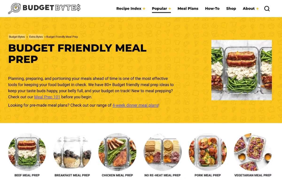 مواقع تحضير الوجبات على الويب لتعلم الطبخ وتجميد طعام لأسبوع مُقدمًا - مواقع