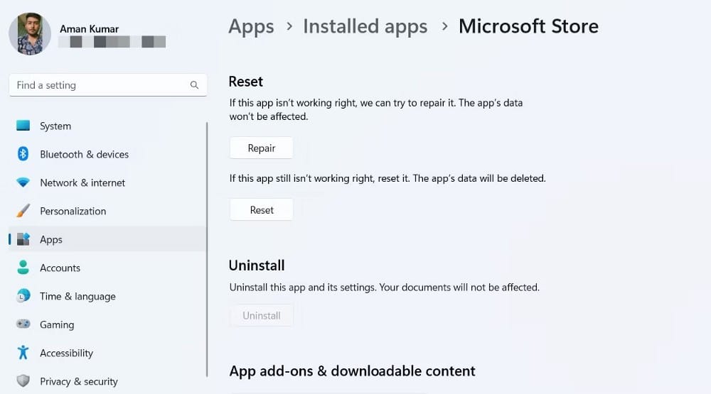 كيفية إصلاح خطأ "تعذر تحميل الصفحة" في Microsoft Store على Windows - الويندوز