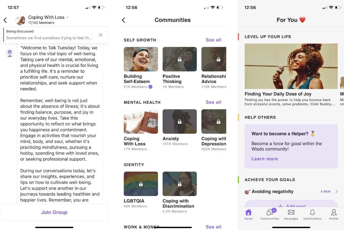 تطبيقات الصحة العقلية للفئات المُمثلة تمثيلا ناقصًا - Android iOS