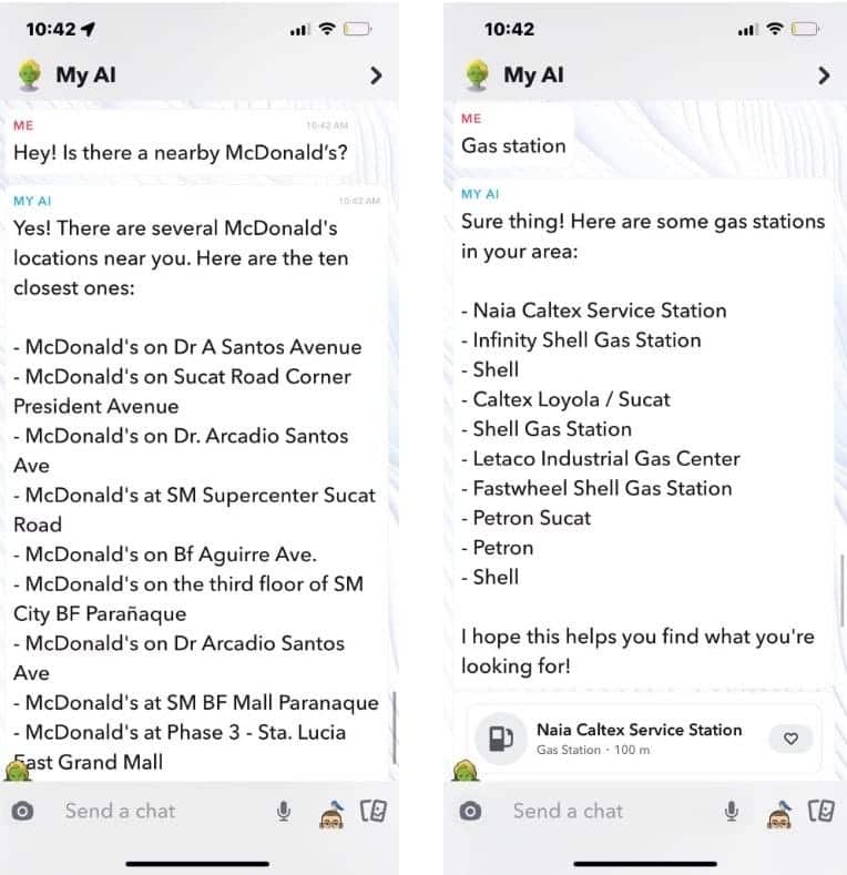 مُقارنة بين Snapchat My AI et Bing Chat في Skype: الاختلافات الرئيسية - شروحات