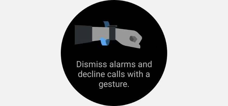 كيفية التحكم في Samsung Galaxy Watch بإيماءات اليد - Galaxy Watch