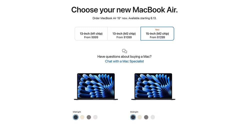 MacBook Air مقاس 15 إنش: الميزات والسعر وتاريخ الإصدار والمزيد - Mac