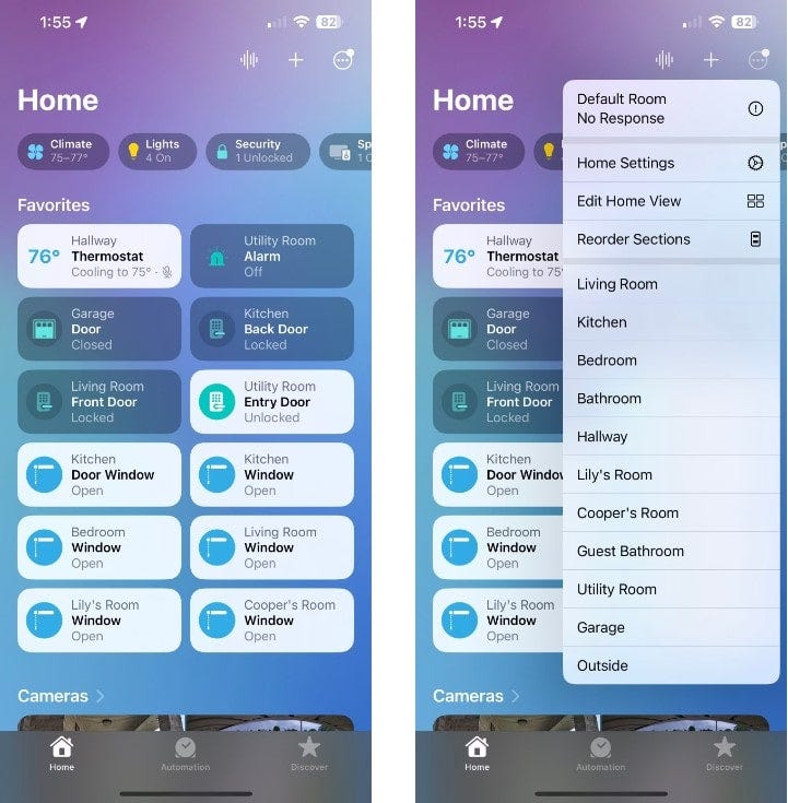 كيفية تجميع ملحقات HomeKit في تطبيق "المنزل" - iOS