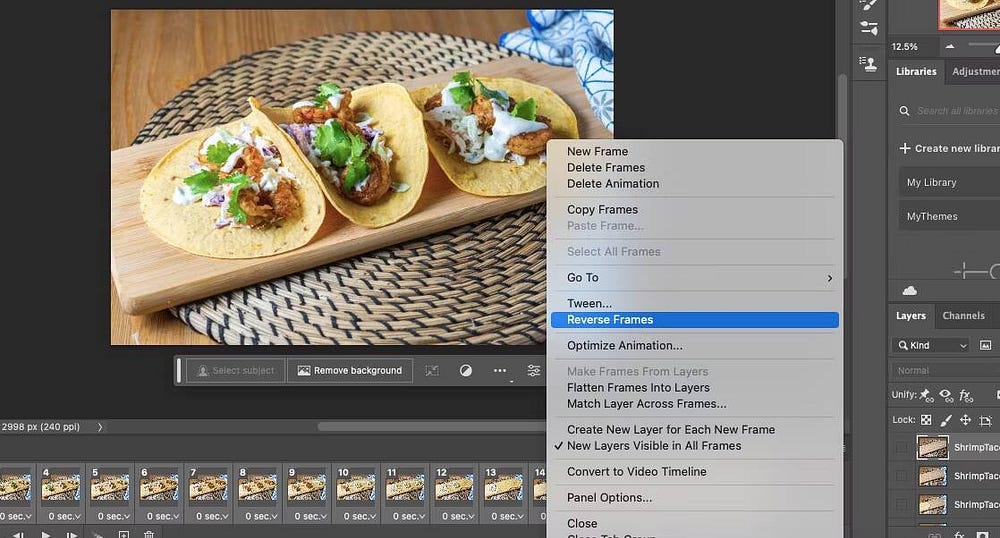 كيفية إنشاء فيديو بتقنية إيقاف الحركة باستخدام صور طعامك - التصوير الفوتوغرافي