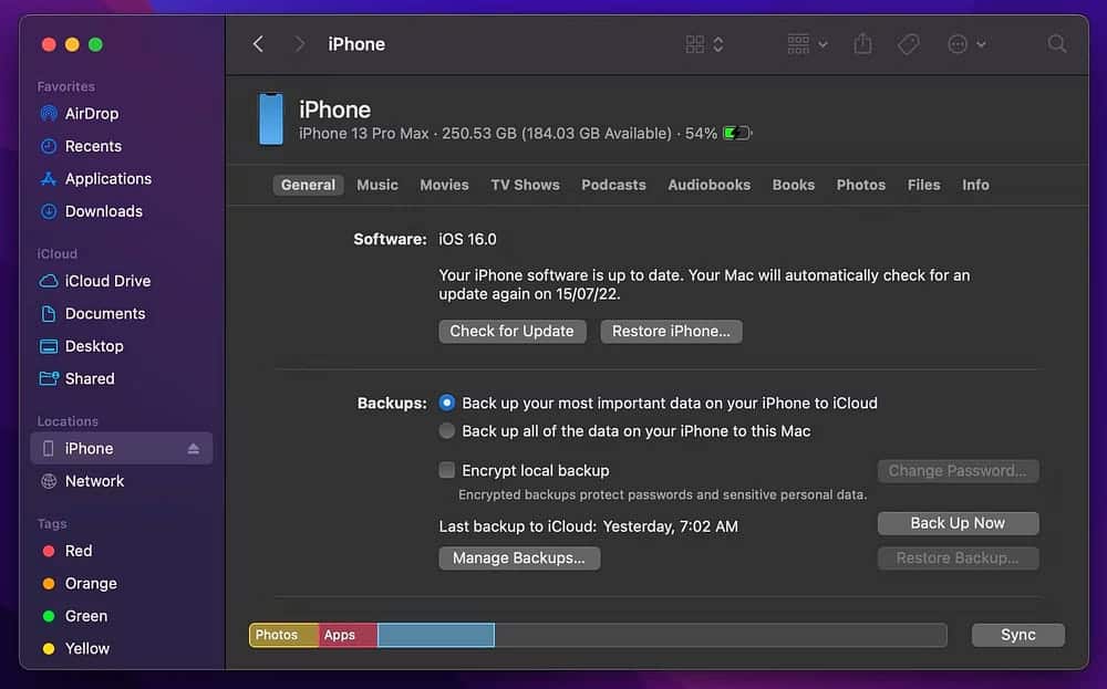 كيفية الرجوع من إصدار iOS 17 التجريبي إلى iOS 16 الآن - iOS
