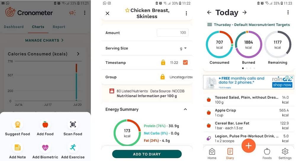 أفضل التطبيقات للمُساعدة في إدارة النظام الغذائي الكيتوني - Android iOS