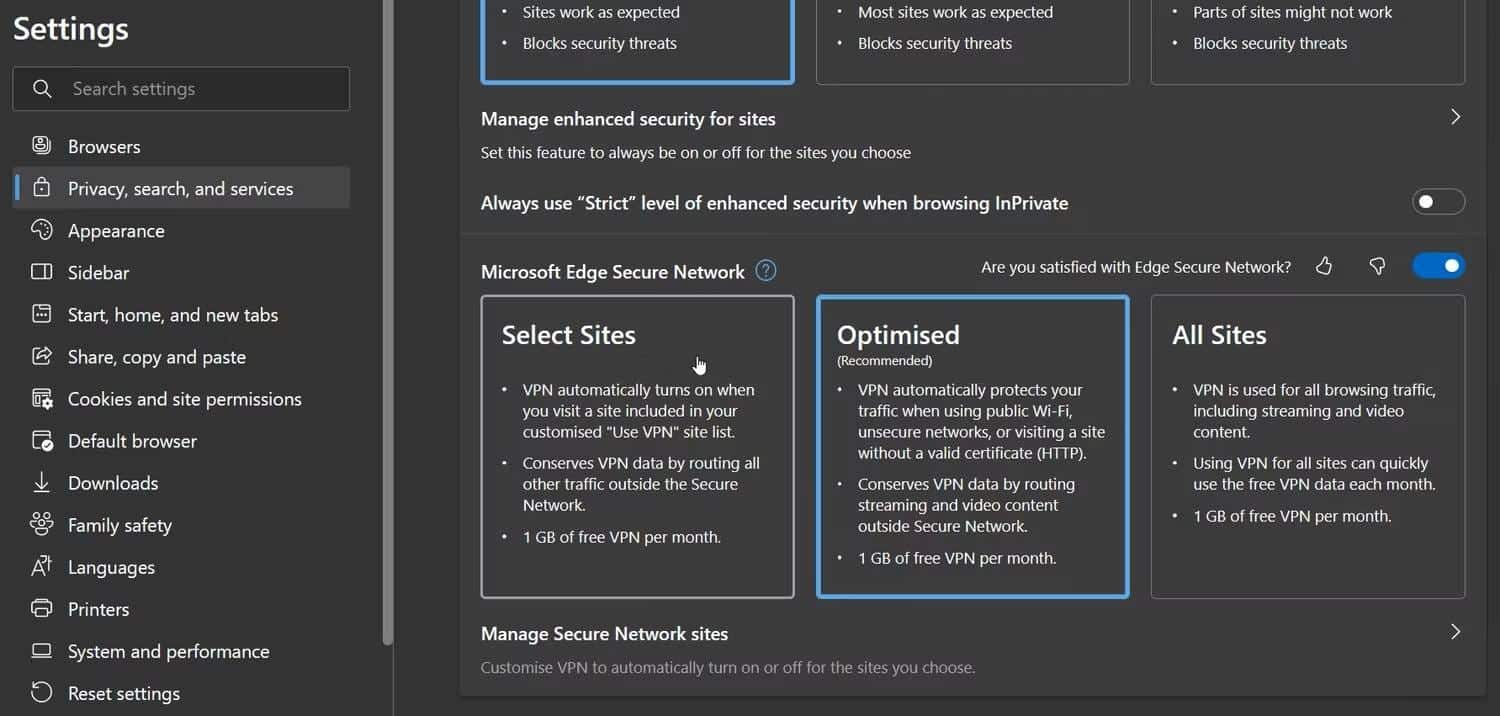 كيفية تمكين خدمة VPN المُضمَّنة على Microsoft Edge - شروحات