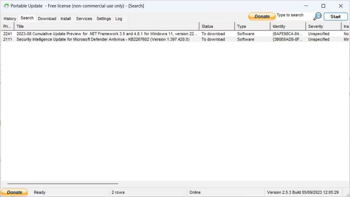 دليل استخدام Portable Update لتحديث نظام Windows بدون اتصال بالإنترنت - الويندوز