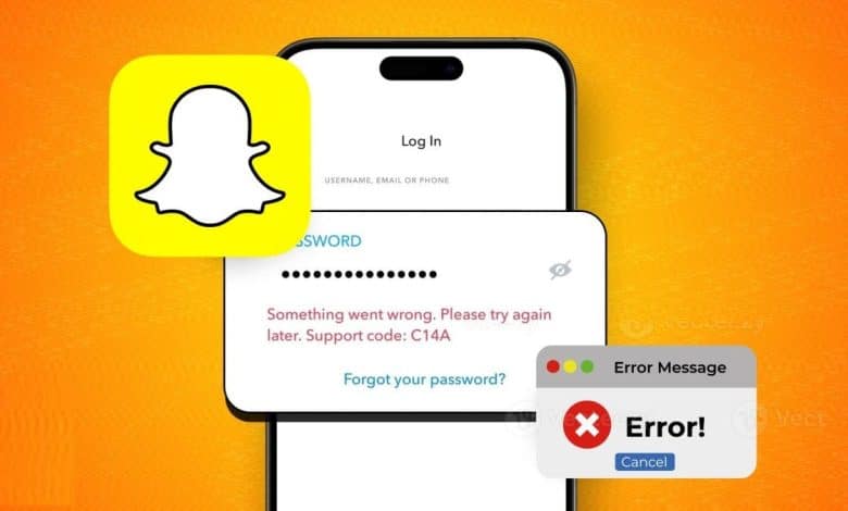 1CEAlhy ISldzyHaU7g59YA DzTechs | كيفية إصلاح خطأ رمز الدعم C14A على Snapchat