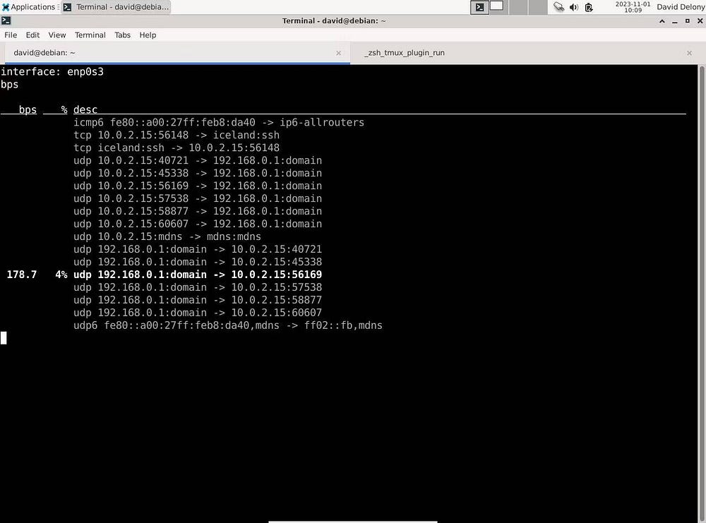 كيفية تتبع اتصالات الشبكة في نظام Linux باستخدام pktstat - لينكس