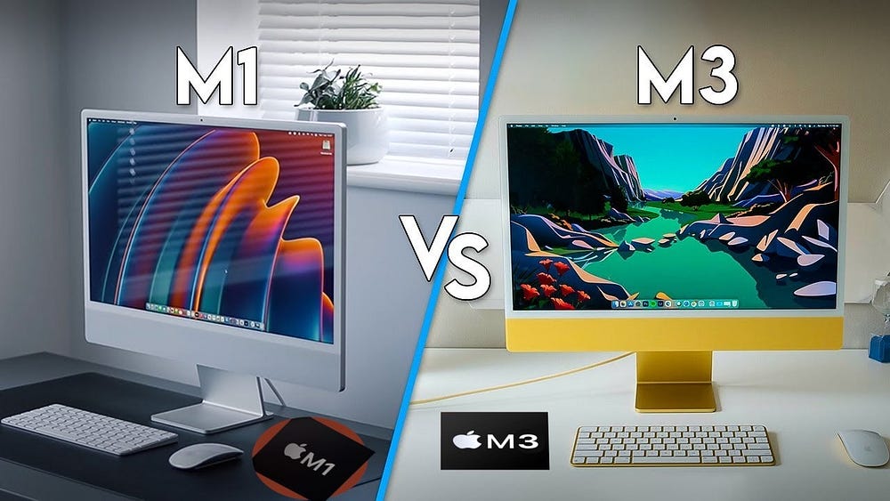 مُقارنة بين الـ iMac المُزوَّد بشريحة M3 والمُزوَّد بشريحة M1: نصائح حول ما إذا كان يجب عليك الترقية أم لا - Mac