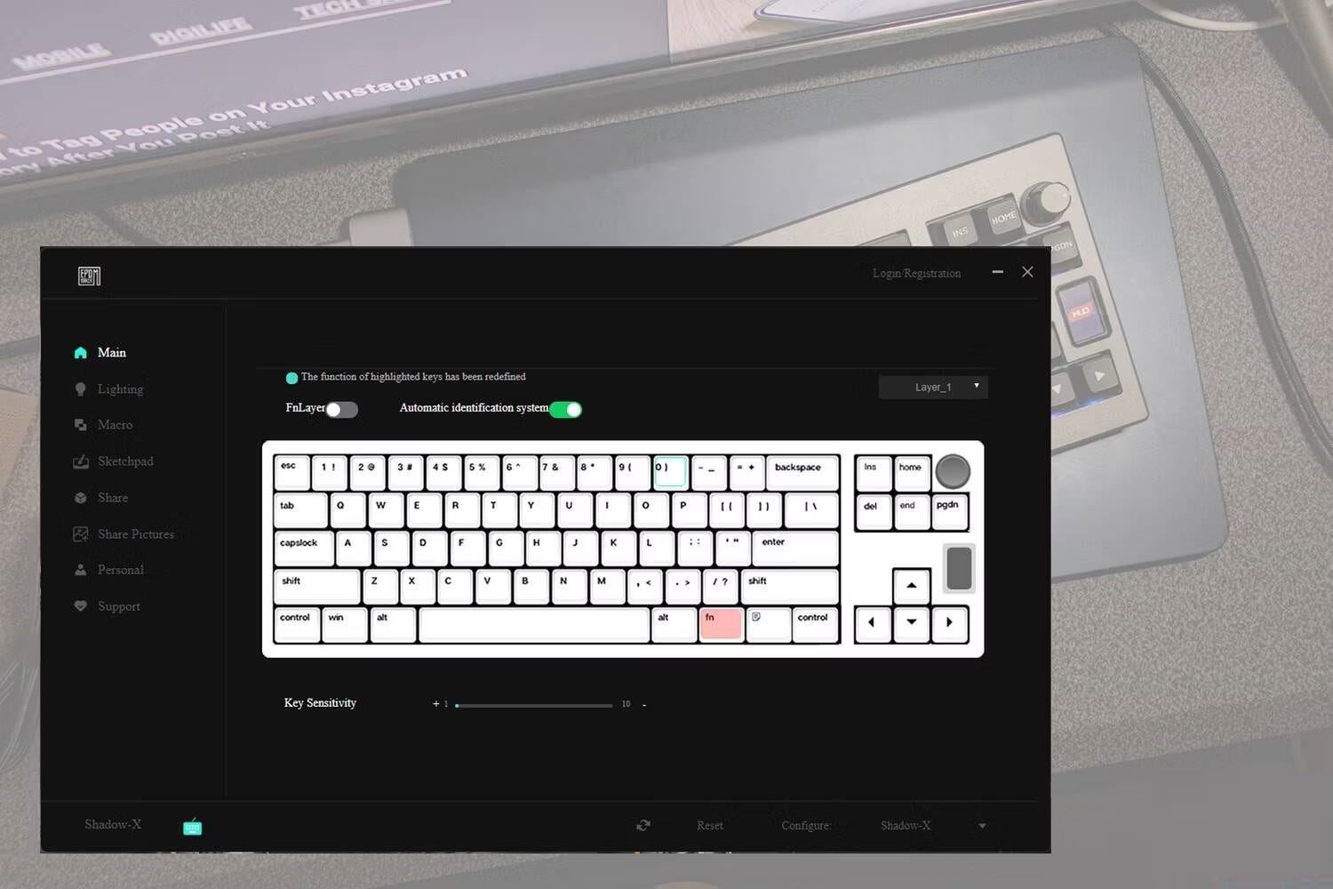 تقييم لوحة المفاتيح الميكانيكية Epomaker Shadow-X الأنيقة والمُتميزة بحجمها الصغير - مراجعات