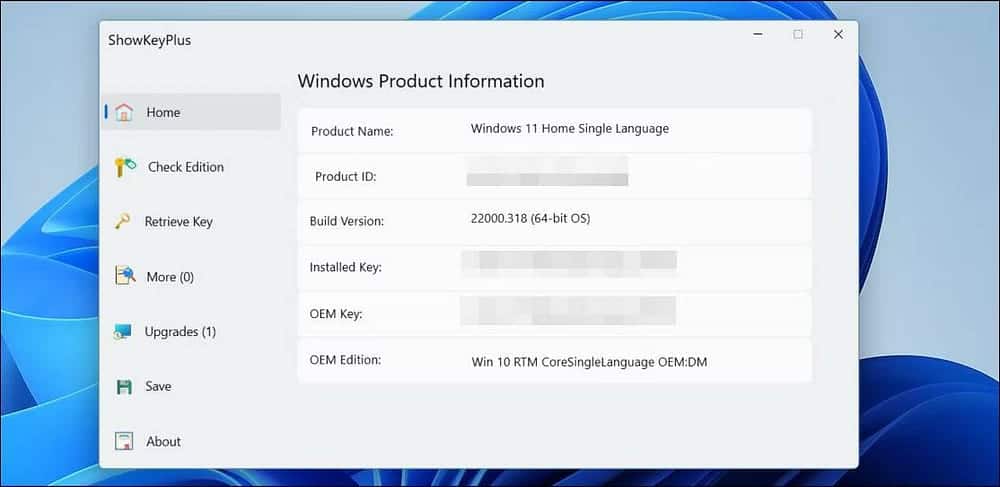 كيفية العثور على مفتاح مُنتج Windows 11/10 على جهازك من خلال طرق مُختلفة - الويندوز