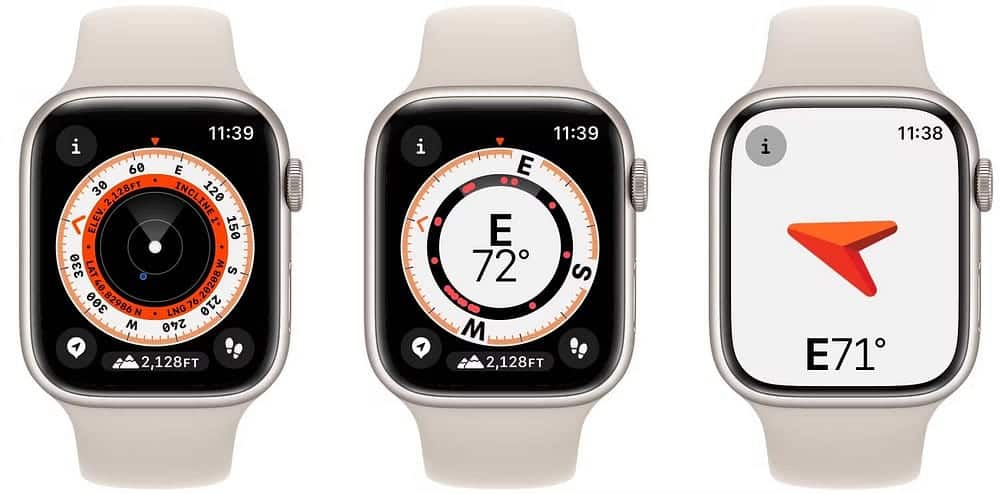 كل ما يُمكنك فعله باستخدام تطبيق البوصلة على Apple Watch - Apple Watch