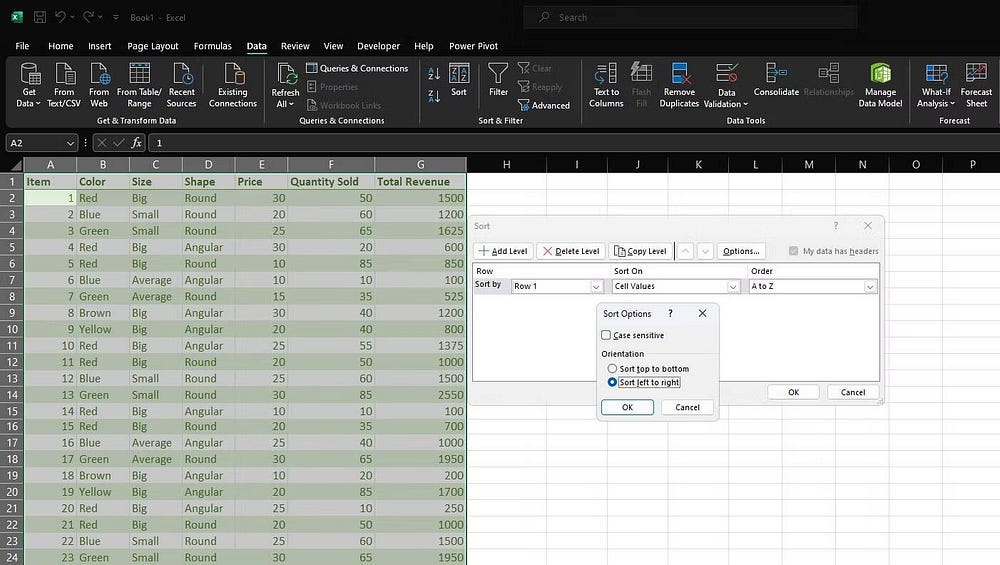 التعرف على الفرق بين استخدام الصفوف والأعمدة في Excel: دليل للمُبتدئين - شروحات