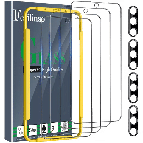 ferilinso tempered glass screen protector for samsung galaxy s24.avif | تأمين شاشة Samsung Galaxy S24: اختر أفضل واقي شاشة مُتاح