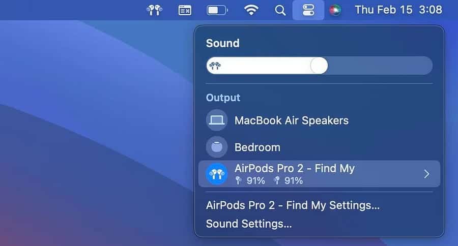 دليل مُبسط لتوصيل سماعات AirPods أو AirPods Pro بالـ Mac بخطوات سهلة - Mac