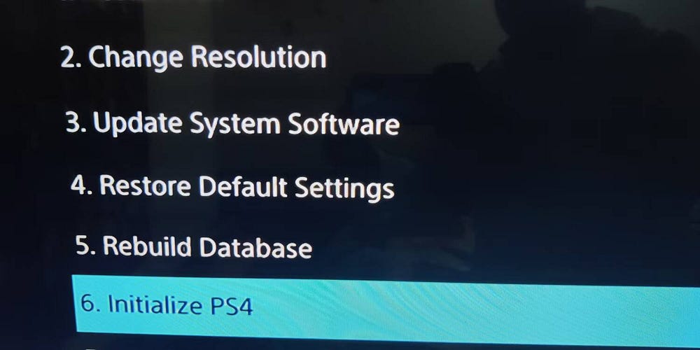 كيفية إعادة تعيين PlayStation 4 (PS4) وإستعادة إعدادات المصنع الافتراضية - PS4/PS5