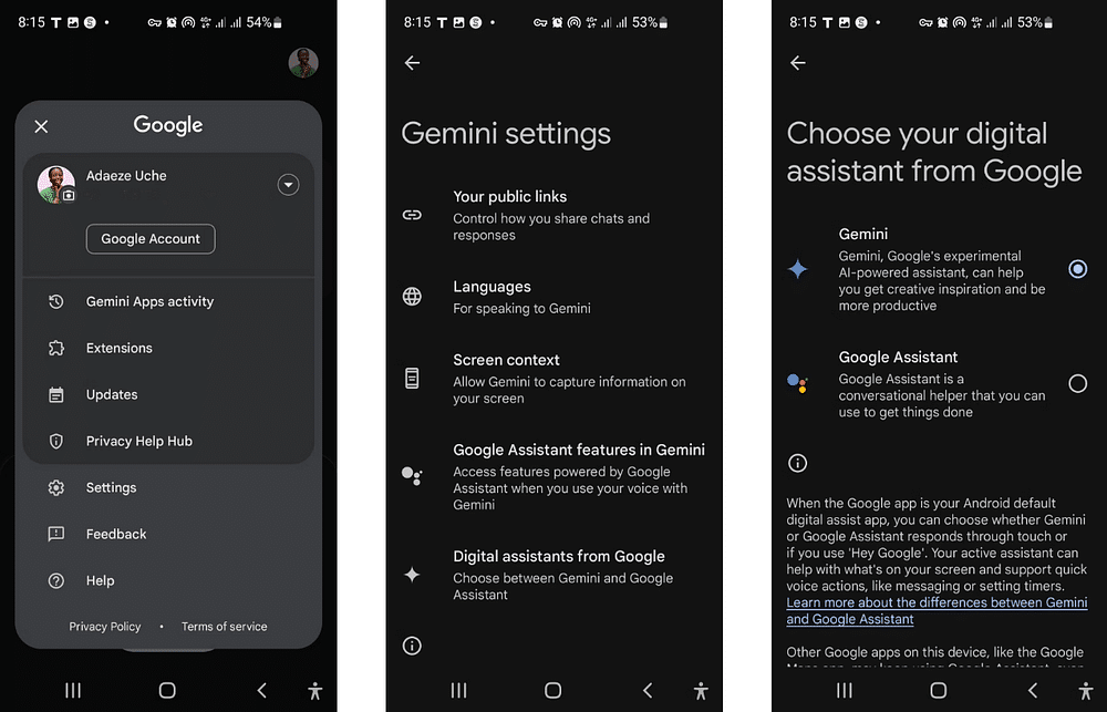 كيفية استخدام Gemini (سابقًا Bard) بدلاً من مُساعد Google على نظام Android - Android الذكاء الاصطناعي