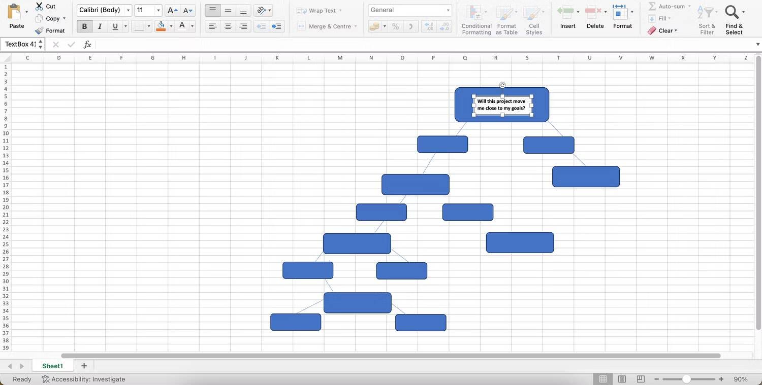 كيفية إنشاء شجرة القرارات في Excel: خطوات ذكية لاتّخاذ قرارات مُثمرة - شروحات