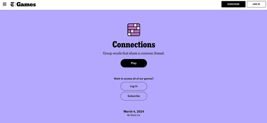 ما هي لعبة New York Times Connections وكيف يُمكنك لعبها؟ - ألعاب