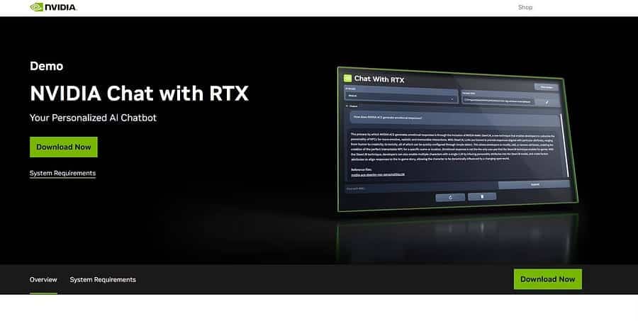 كيفية استخدام روبوت الدردشة Chat with RTX من Nvidia على الكمبيوتر الخاص بك - الذكاء الاصطناعي