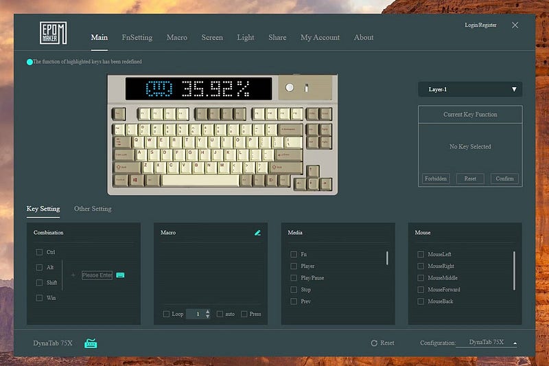 مُراجعة Epomaker Dynatab 75X: لوحة المفاتيح مع تصميمها القديم ووظائفها المُتقدمة - مراجعات
